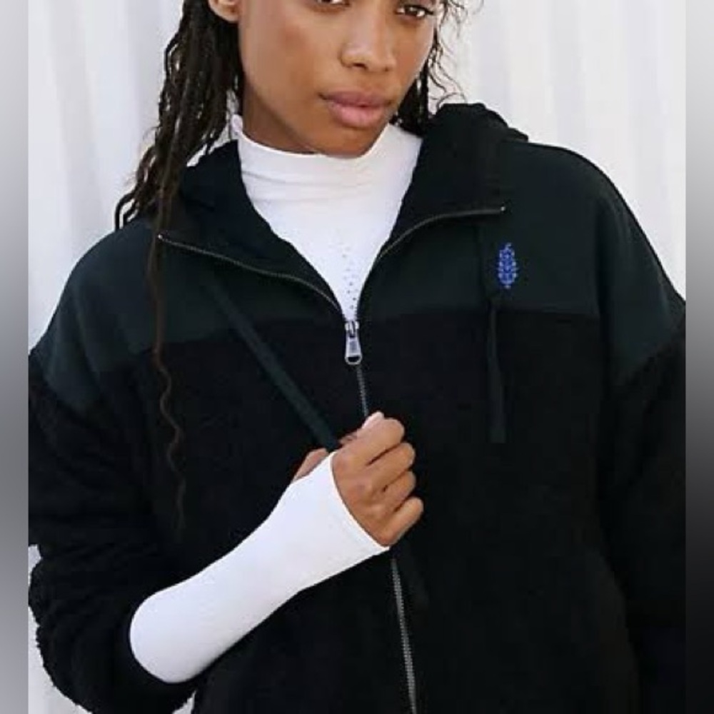 Like NEW Free People Cuddle Up Zip-Up Hoodie Jacket